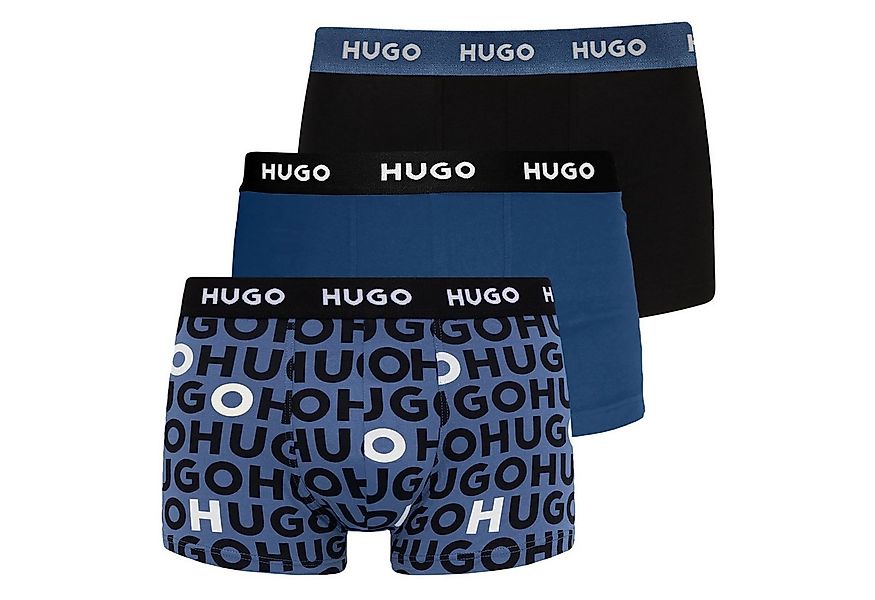 HUGO Boxer Trunk Triplet Design (3-St., 3er Set) mit umlaufendem Markenschr günstig online kaufen