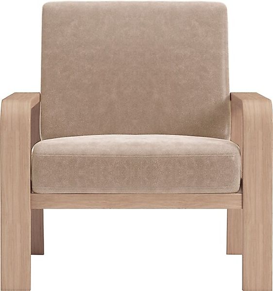 sit&more Sessel »Kolding«, Armlehnen aus Buchenholz in natur, verschiedene günstig online kaufen