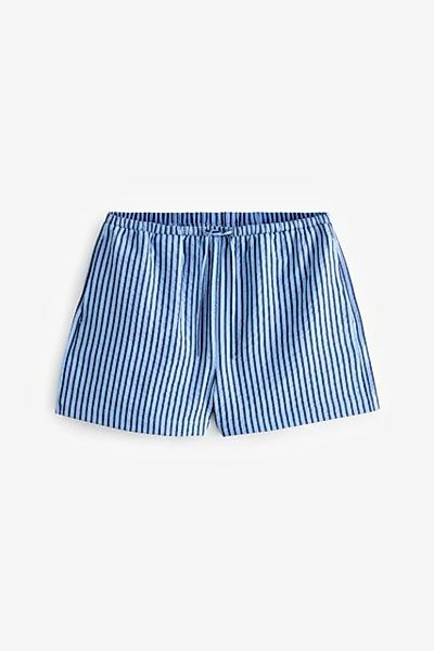 Next Shorts Gestreifte Boy Shorts mit Struktur und Bindegürtel (1-tlg) günstig online kaufen