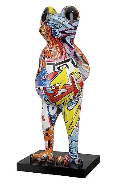 Pop Art Figur Deko Skulptur Frosch Street Art Graffiti 31 cm hoch günstig online kaufen