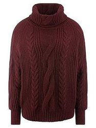 Rollkragen-Pullover include rot günstig online kaufen