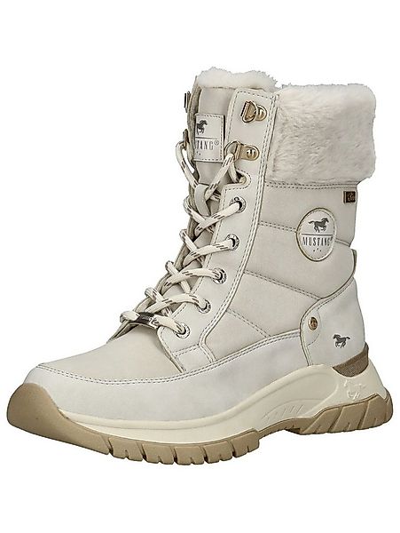 MUSTANG Stiefelette Lederimitat/Textil . Schnürstiefelette günstig online kaufen