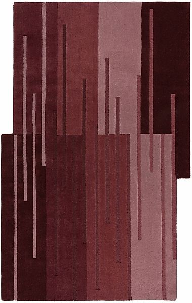 FLAIR RUGS Wollteppich "Split Ombre" rechteckig 10 Höhe Geteilter Wollteppi günstig online kaufen