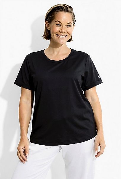 Ulla Popken T-Shirt Funktions-Shirt LSF 50+ Rundhals Halbarm recycelt günstig online kaufen