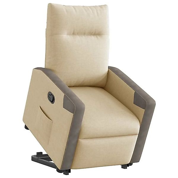 vidaXL Relaxsessel mit Aufstehhilfe Creme Stoff 3324093 günstig online kaufen