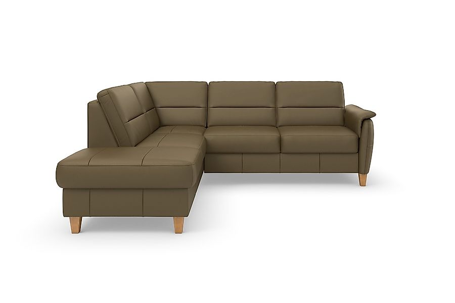 Home affaire Ecksofa »Palmera L-Form«, Federkern, wahlweise mit Bettfunktio günstig online kaufen