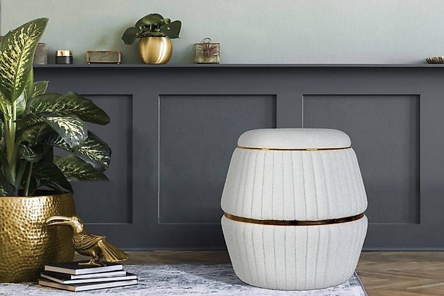 Kayoom Sitzhocker »Hocker Doric, trendiger Look, ästhetische Farbgebung, sc günstig online kaufen