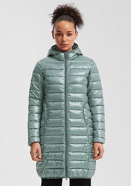 QS Wintermantel Outdoor-Mantel Leicht wattierter Steppmantel mit Kapuze günstig online kaufen