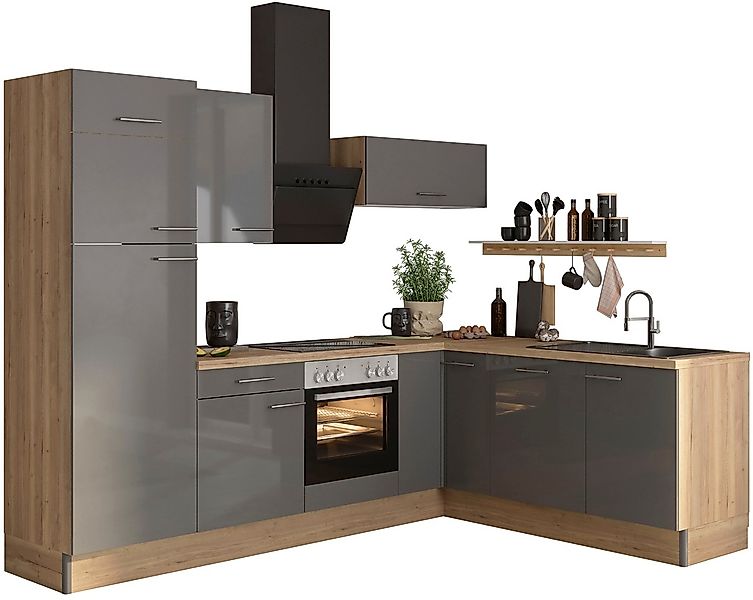 OPTIFIT Küche "Klara", 270 x 200 cm breit, wahlweise mit E-Geräten günstig online kaufen