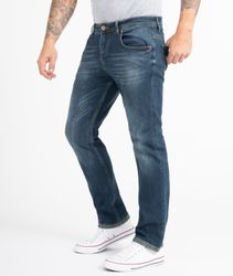 Indumentum Regular-fit-Jeans Herren Jeans Stonewashed Blau günstig online kaufen
