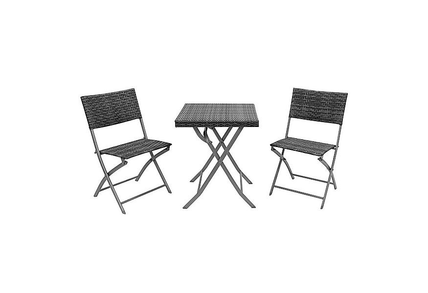 HTI-Living Sitzgruppe Tischgruppe Siggi, (Set, 3-tlg., 1 Tisch, 2 Stühle), günstig online kaufen