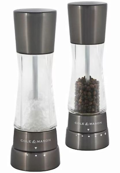 COLE & MASON Pfeffermühle Salzmühle grau günstig online kaufen