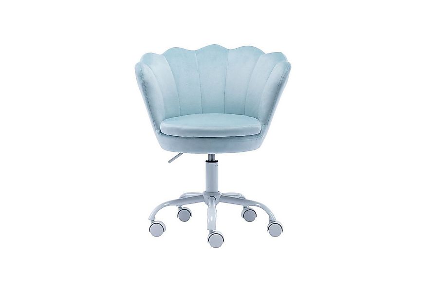 CHAIRUS Drehstuhl Höhenverstellbarer Samt-Drehstuhl mit Blütenblatt-Design günstig online kaufen