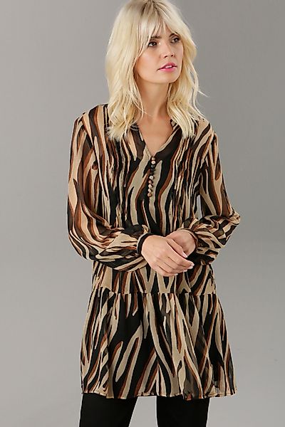 Aniston SELECTED Longtunika mit stoffbezogenen Knöpfen günstig online kaufen