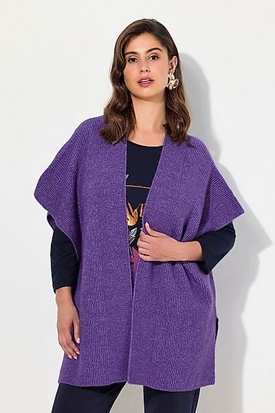 Ulla Popken Strickjacke Strickjacke 0versized offenes Modell Halbarm günstig online kaufen