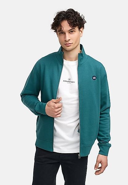 Kronstadt Sweatjacke KSLars Zipsweater mit dezentem Logoprint auf der Brust günstig online kaufen