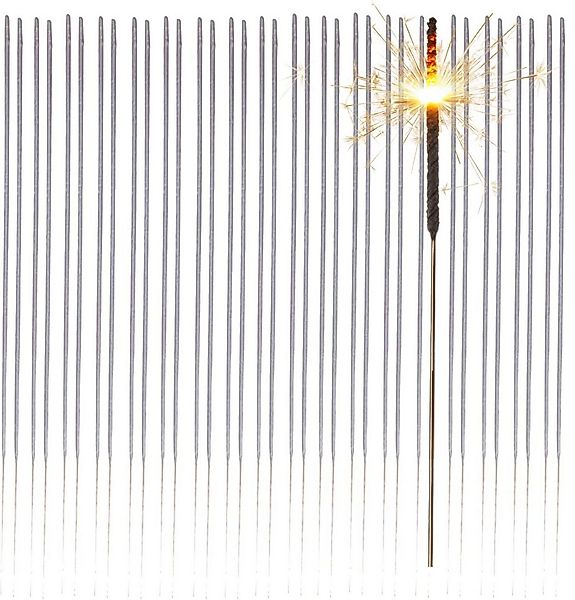 FlameXBurn Geburtstagskerze XXL Wunderkerzen 28 cm - Feuerwerk im Sternenli günstig online kaufen