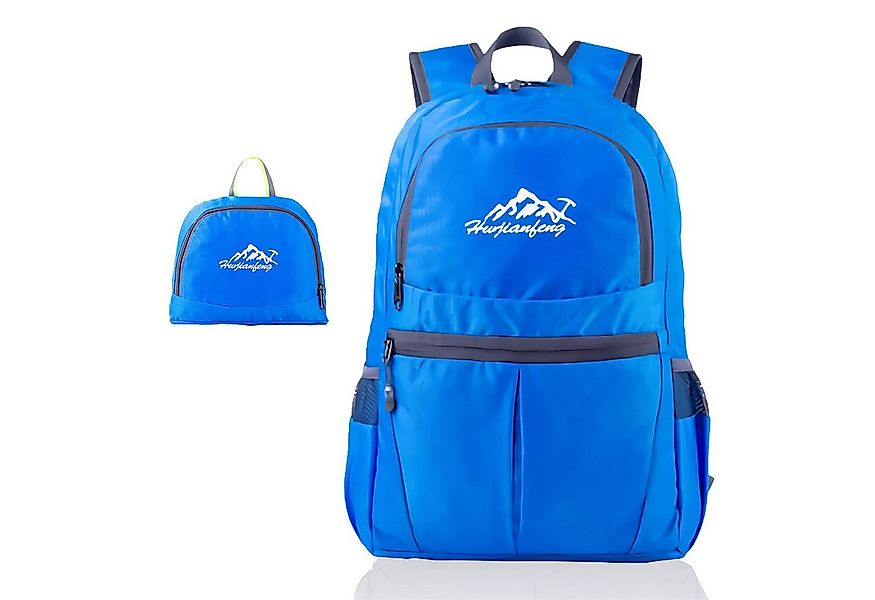 Intirilife Tagesrucksack (Faltbarer Rucksack Ultraleicht in Azurblau, 1-tlg günstig online kaufen