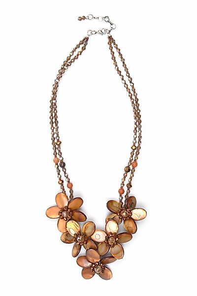COLLEZIONE ALESSANDRO Kette mit Anhänger "Padma", Muschel-Blüten günstig online kaufen
