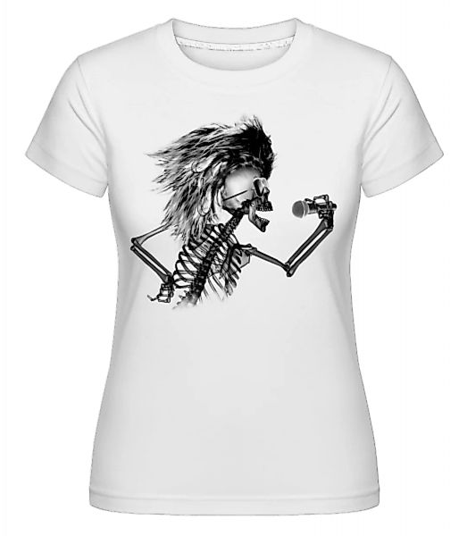 Singendes Skelett · Shirtinator Frauen T-Shirt günstig online kaufen