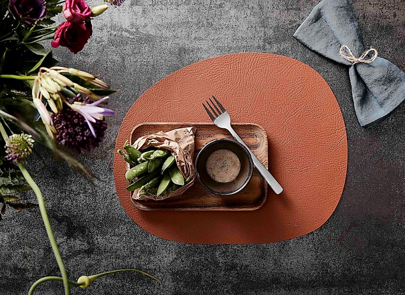 aida RAW Platzset »Buffalo«, (Set, 4 St.), 95 % Recycelleder günstig online kaufen