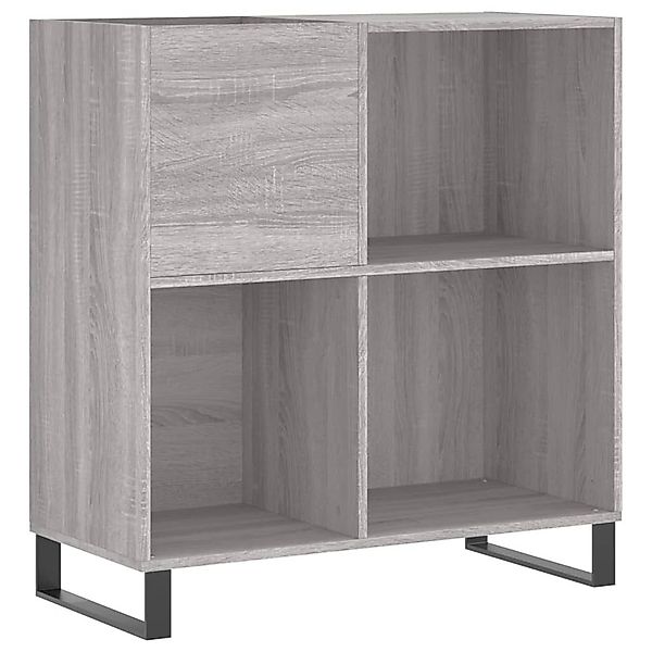 vidaXL Media-Regal Plattenschrank Grau Sonoma 84,5x38x89 günstig online kaufen