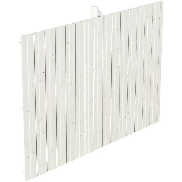 Skan Holz Rückwand Deckelschalung 341 x 220 cm Fichte Weiß günstig online kaufen