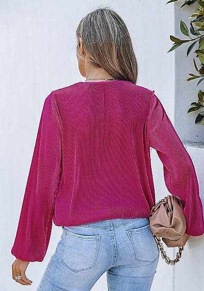 Cupshe Blusentop Umwicklungsbluse mit Falten günstig online kaufen