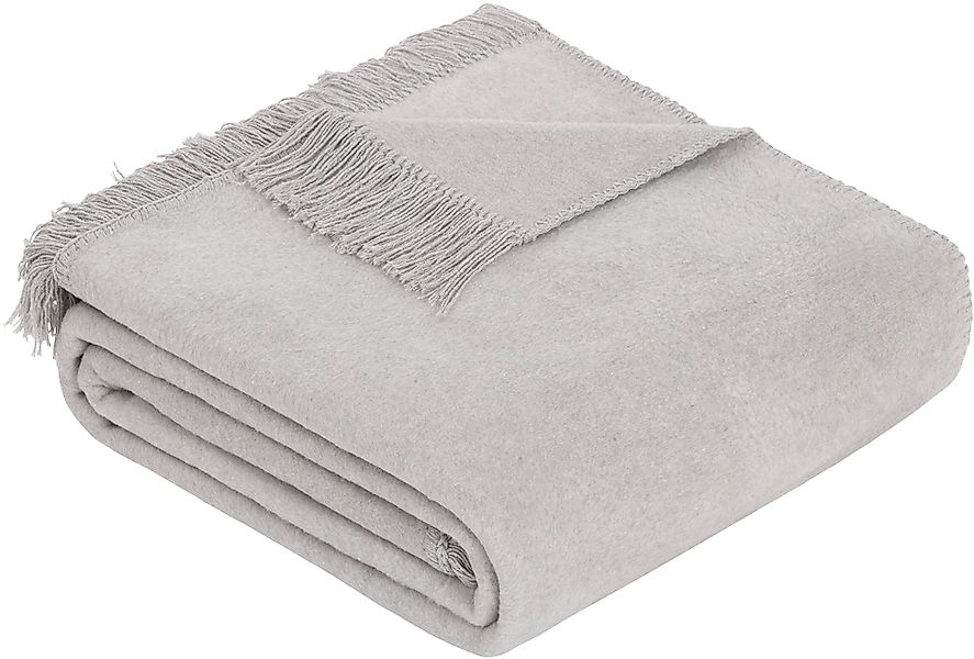 Wohndecke Uni Decke Luxus 2, IBENA, günstig online kaufen