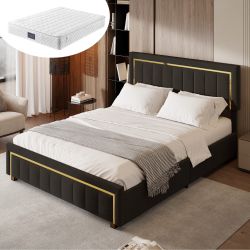 Furnishings Home Polsterbett Doppelbett Stauraumbett, Mit günstig online kaufen