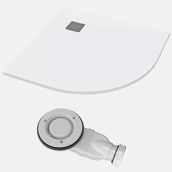 Aquabatos Viertelkreis Duschwanne 90 x 90 cm SMC Duschtasse Brausewanne Dus günstig online kaufen