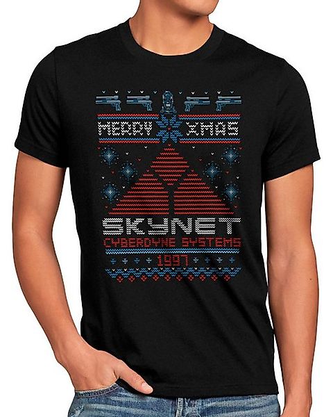 style3 T-Shirt Skynet Xmas terminator 2 weihnachten advent ugly sweater pul günstig online kaufen