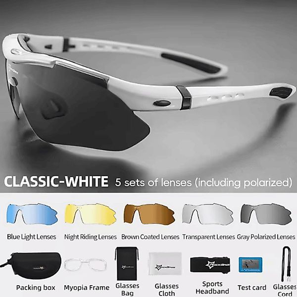 ROCKBROS Sonnenbrille Fahrradbrille – Polarisierte, Photochrome günstig online kaufen