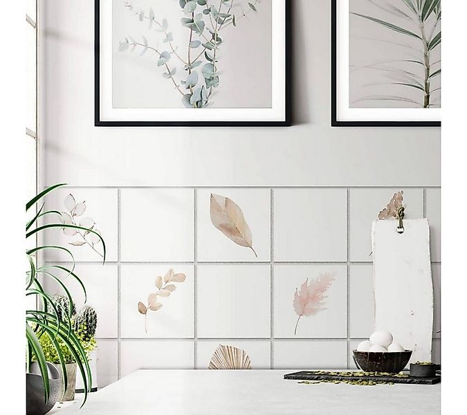 K&L Wall Art Fliesenaufkleber selbstklebend Klebefliese Sticker Herbst Boho günstig online kaufen