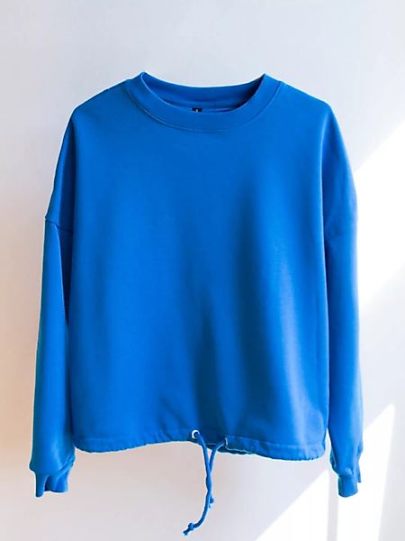 Ecostories Oversize Sweatshirt Shades Of Blue günstig online kaufen