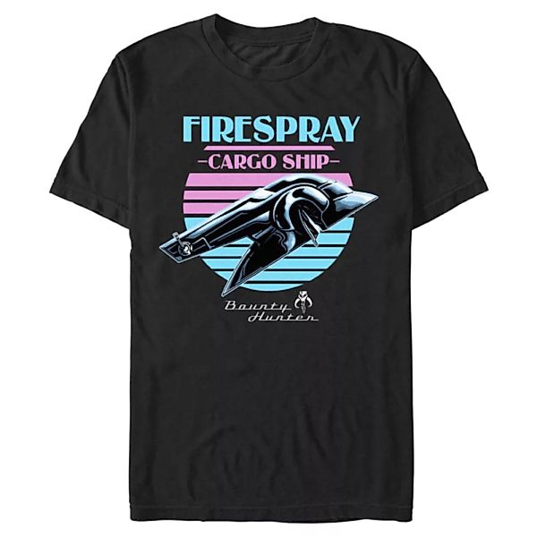 Star Wars - Book of Boba Fett - Logo Firespray - Männer T-Shirt günstig online kaufen