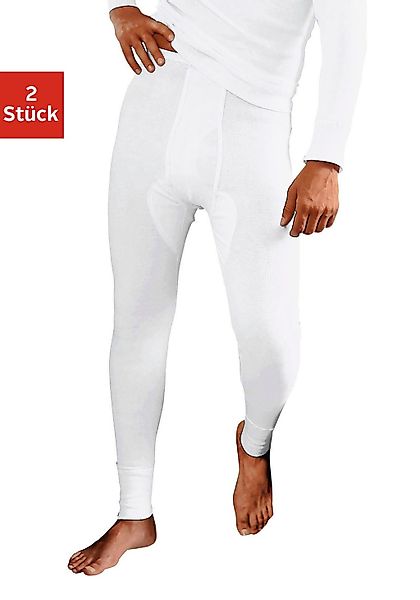 Clipper Lange Unterhose, (Packung, 2 St.), aus Feinripp, mit Eingriff günstig online kaufen