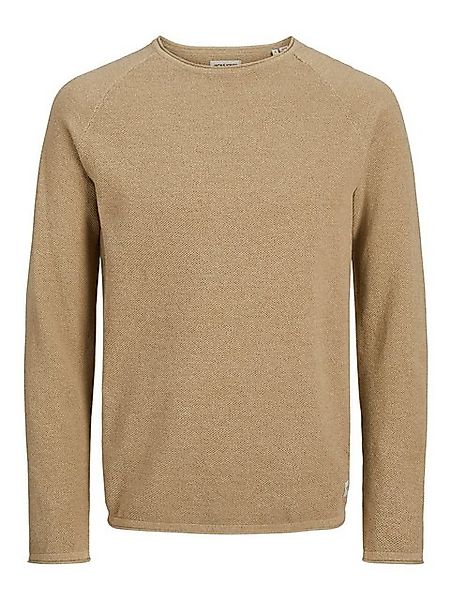 Jack & Jones Rundhalspullover "JJEHILL KNIT CREW NECK NOOS", aus Strukturst günstig online kaufen