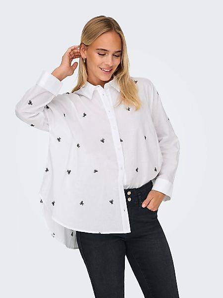 ONLY Hemdbluse "ONLNEW LINA GRACE LS EMB SHIRT NOOS WVN" günstig online kaufen