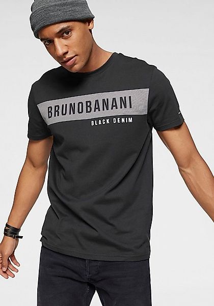 Bruno Banani T-Shirt kurzärmelig, schmal geschnitten, Rundhalsausschnitt günstig online kaufen