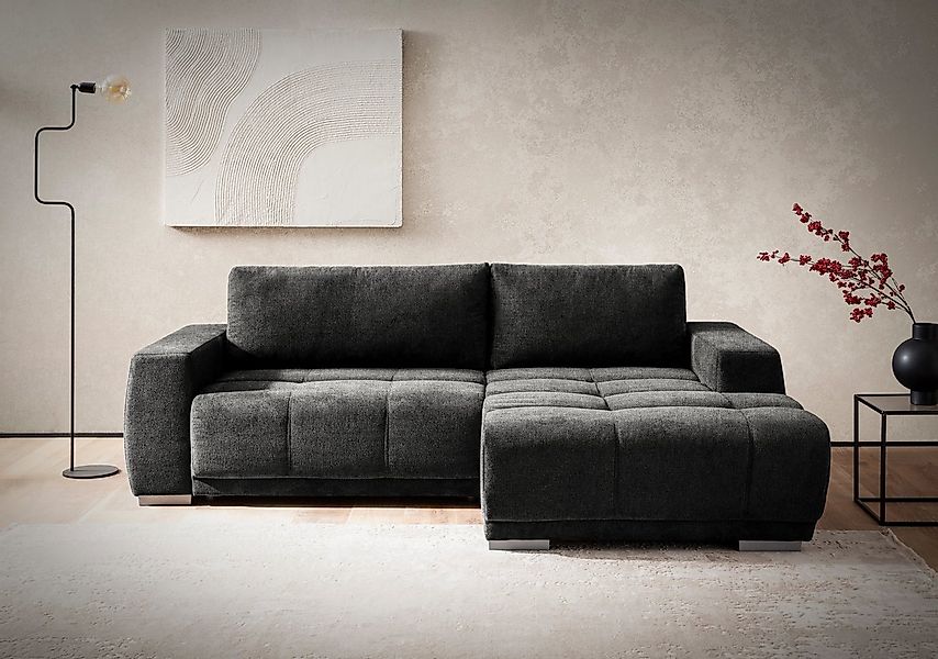 Home affaire Ecksofa "Bolero L-Form" wahlweise mit Bettfunktion & Bettkaste günstig online kaufen