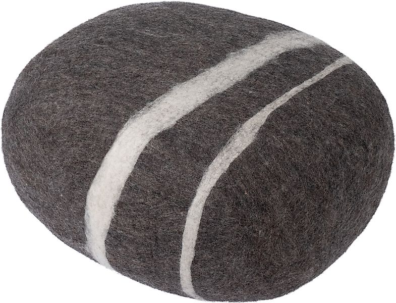 myfelt Pouf Filz Kieselstein (Pouf), aus 100% reiner Schurwolle, Meditation günstig online kaufen