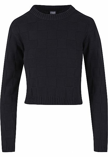 URBAN CLASSICS Sweatshirt "Urban Classics Damen Ladies Check Knit Sweater", günstig online kaufen