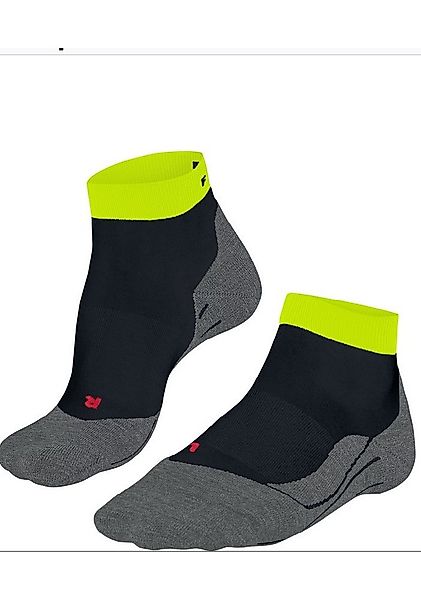 FALKE Laufsocken RU4 Endurance Short (mittelstarke Polsterung) grau/schwarz günstig online kaufen