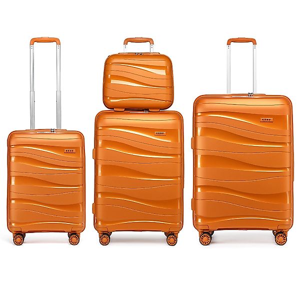 KONO Handgepäck-Trolley Leicht Hartschalenkoffer Reisekoffer mit günstig online kaufen