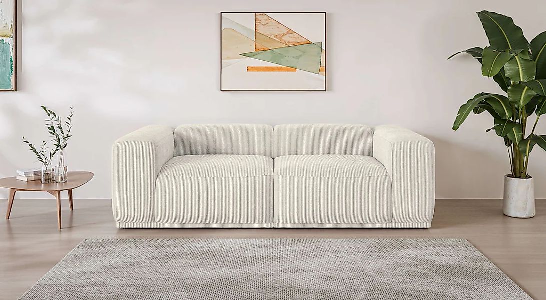 s.Oliver Big-Sofa "EMMERIK Designersofa, 3-Sitzer mit Wellenfederung, B/T/H günstig online kaufen