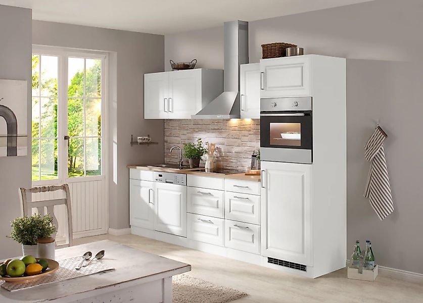 KOCHSTATION "KS-Stockholm" Breite 280 cm, mit hochwertigen MDF Fronten im L günstig online kaufen