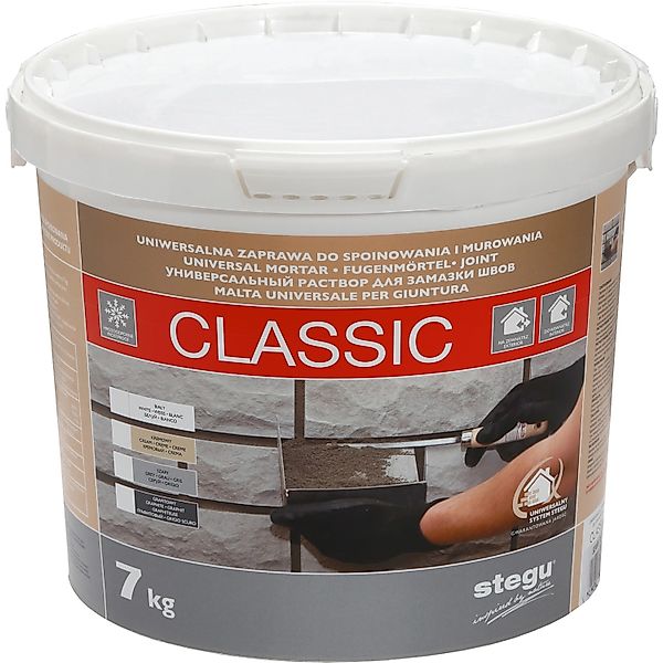 Stegu Fugenmörtel Classic Graphit 7 kg günstig online kaufen