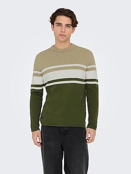 ONLY & SONS Strickpullover Strickpullover Niguel Pullover R-Neck (1-tlg) günstig online kaufen