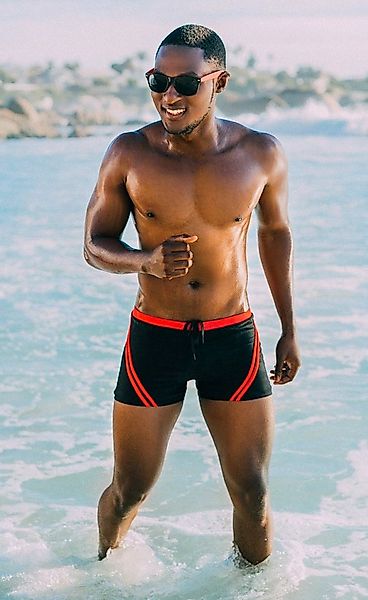 Luvanni Boxer-Badehose Badehose Herren Schnelltrocknende Beachshorts Badesh günstig online kaufen